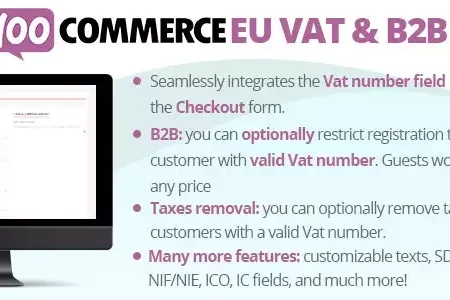 WooCommerce Eu Vat & B2B
