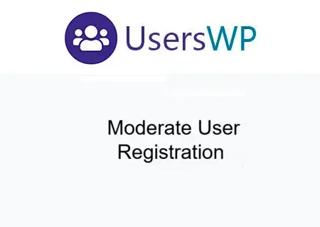 UsersWP Moderate User Registration