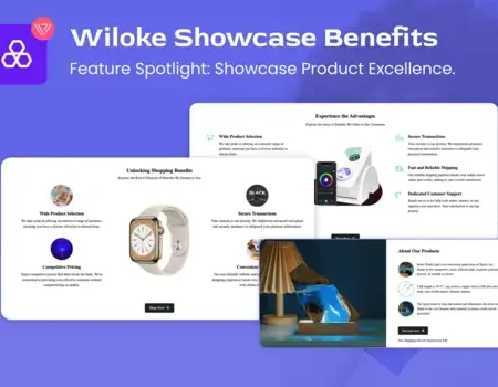 Wiloke Showcase Benefits Addon for Elementor