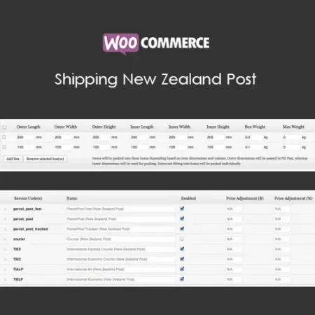 WooCommerce New Zealand Post Shipping