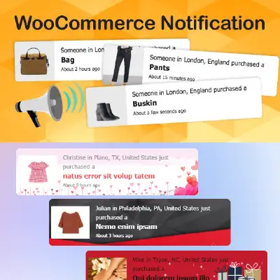 WooCommerce Notification -Live Feed Sales