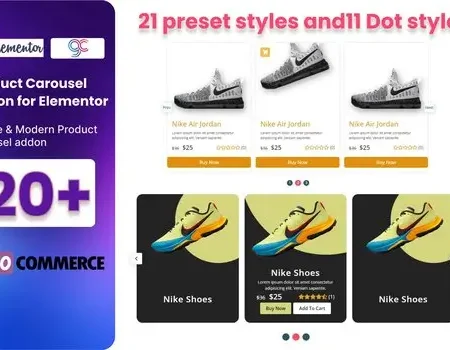 WooCommerce Product Carousel Addon For Elementor