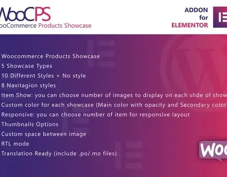 WooCommerce Products Showcase for Elementor