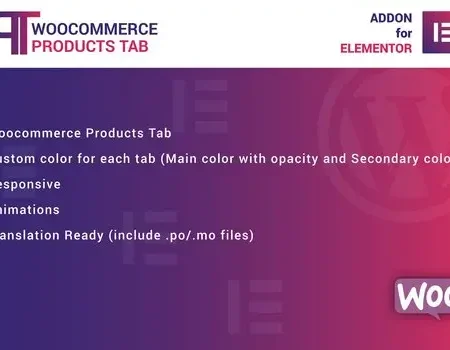 WooCommerce Products Tab for Elementor