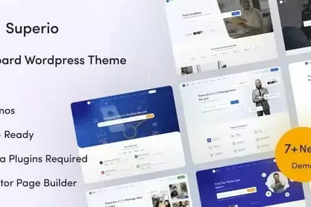 Superio – Job Board WordPress Theme