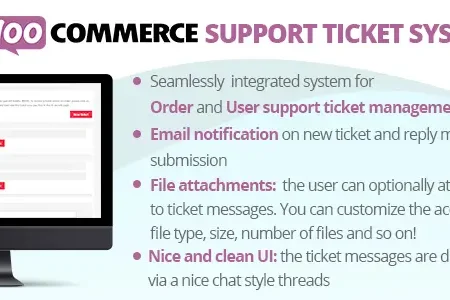 WooCommerce Support Ticket System