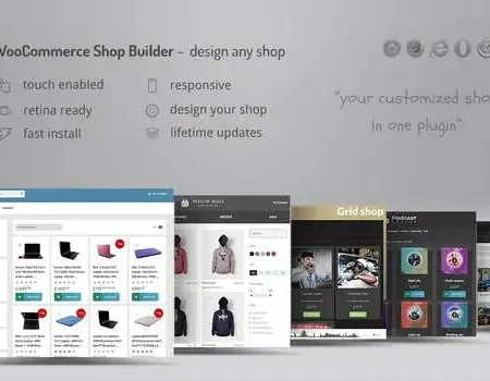WooCommerce shop page builder