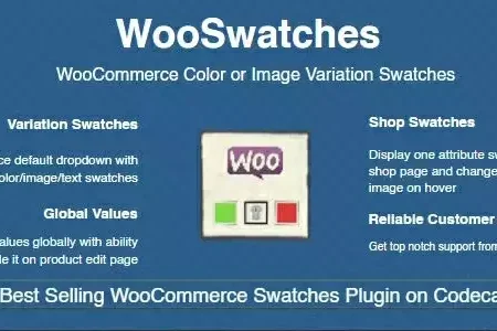 WooSwatches – Color or Image Variation Swatches