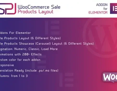 WooCommerce Sale Products Layout for Elementor