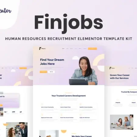 Finjobs – Human Resource Elementor Template Kit