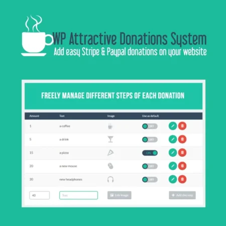 WP Attractive Donations System
