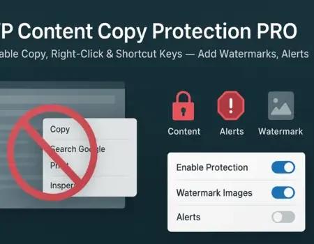 WP Content Copy Protection & No Right Click