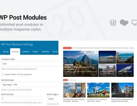 WP Post Modules for News & Magazine