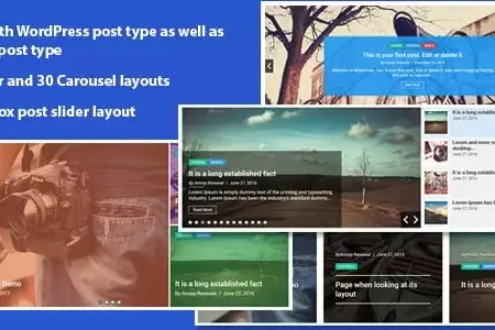 WP Responsive Recent Post Slider