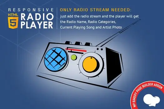 WPBakery -Addon – HTML5 -Radio -Player (1) WPBakery Addon – HTML5 Radio Player 1