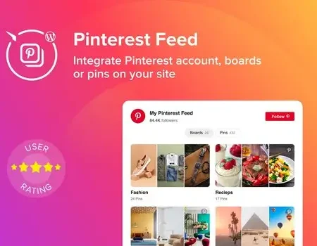 WordPress Pinterest Feed Plugin