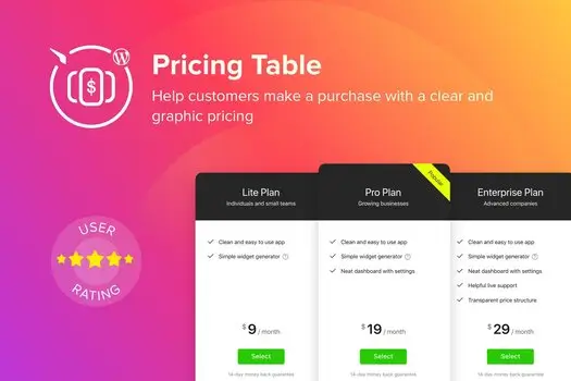 WordPress -Pricing -Table- Plugin (1) WordPress Pricing Table Plugin 1