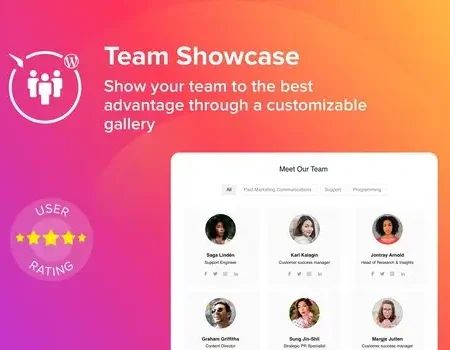 WordPress Team Showcase Plugin