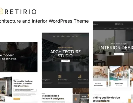 Architecture and Interior WP Theme – Retirio