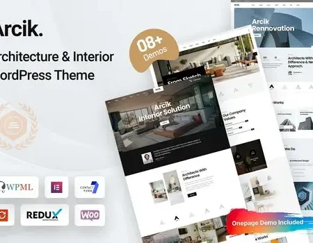 Arcik – Architecture WordPress Theme