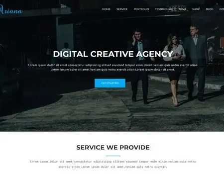 Ariana – Digital Agency WordPress Theme