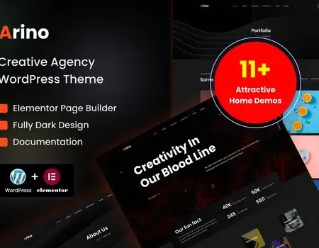 Arino – Creative Agency WordPress Theme