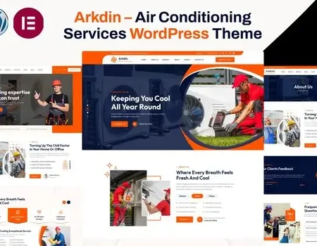 Arkdin – Air Conditioning Services WordPress Theme