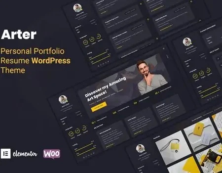 Arter – Personal Portfolio Resume Theme