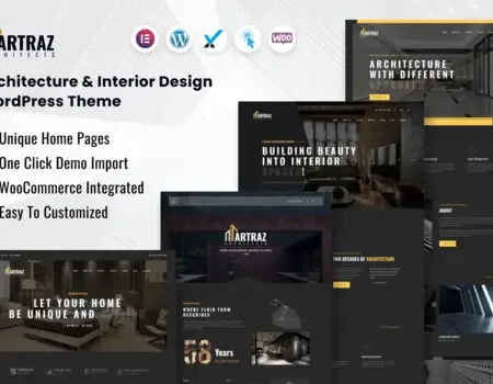 Artraz – Architecture and Interior Design Theme