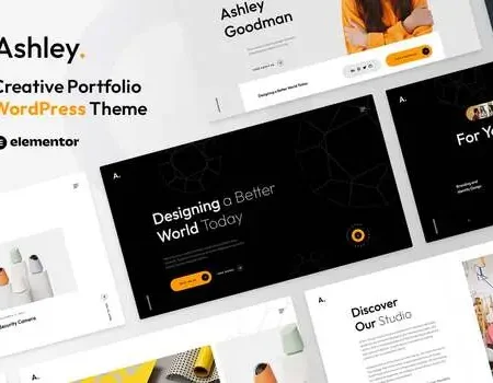 Ashley – Creative Portfolio WordPress Theme