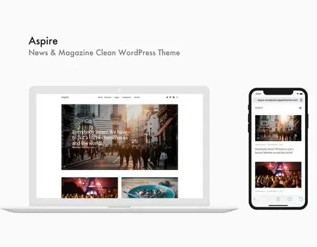 Aspire – News & Magazine Clean WordPress Theme