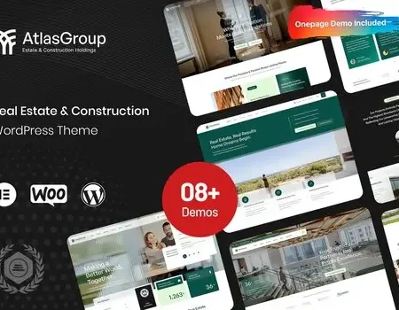 AtlasGroup – Real Estate & Construction WP Theme