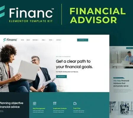 Financ – Financial Advisor Elementor Template Kit