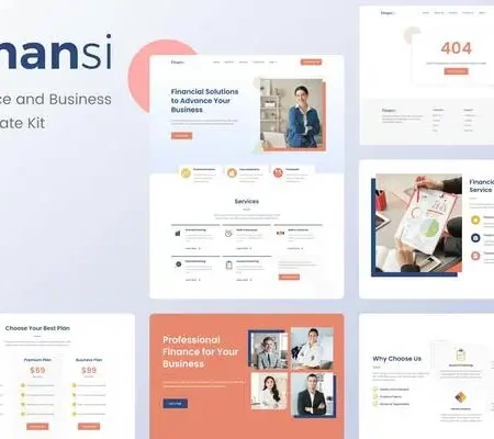 Finansi – Finance & Business Elementor Template Kit
