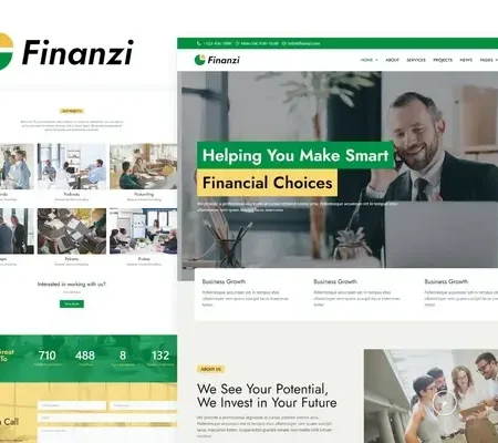 Finanzi – Finance & Business Elementor Template Kit