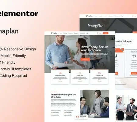 FinaPlan – Finance & Investment Elementor Template Kit