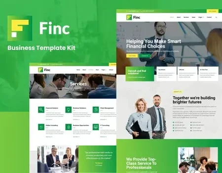 Finc – Business & Financial Elementor Template Kit