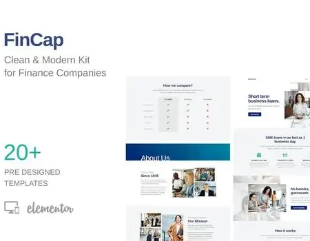 FinCap – Finance Template Kit