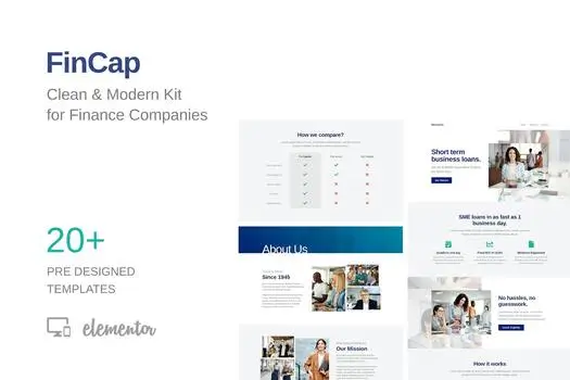 fincap-finance-template-kit-1 fincap finance template kit 1