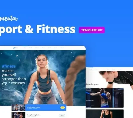 Finess – Fitness Elementor Template Kit