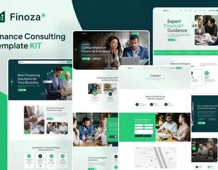 Finoza – Finance Consulting Elementor Template Kit