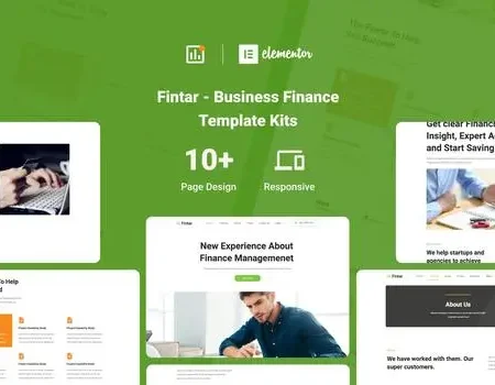 Fintar – Finance Management Elementor Template Kit
