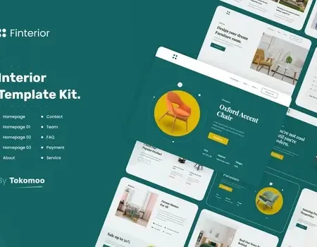 Finterior | Interior Design & Architecture Elementor Template Kit