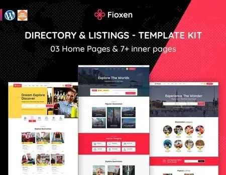 Fioxen – Travel Directory & Listings Elementor Template Kit