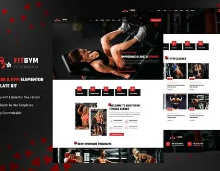 FitGym – Fitness & Gym Elementor Template Kit