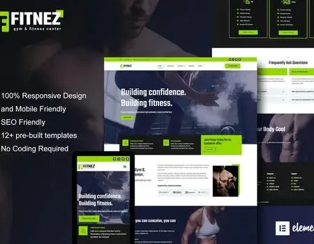 Fitnez – Fitness & Gym Elementor Template Kit