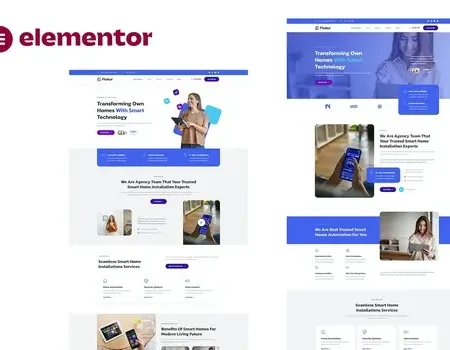 Fiutur – Smarthome Automation Services Elementor Template Kit