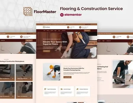 FloorMaster – Flooring & Construction Service Elementor Pro