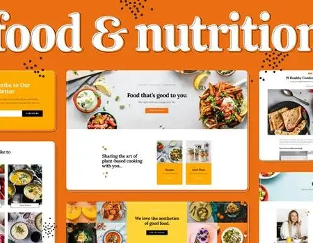 Food & Nutrition Elementor Template Kit