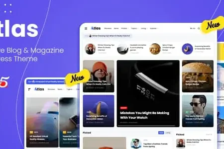 Atlas – Creative Blog & News WordPress Theme